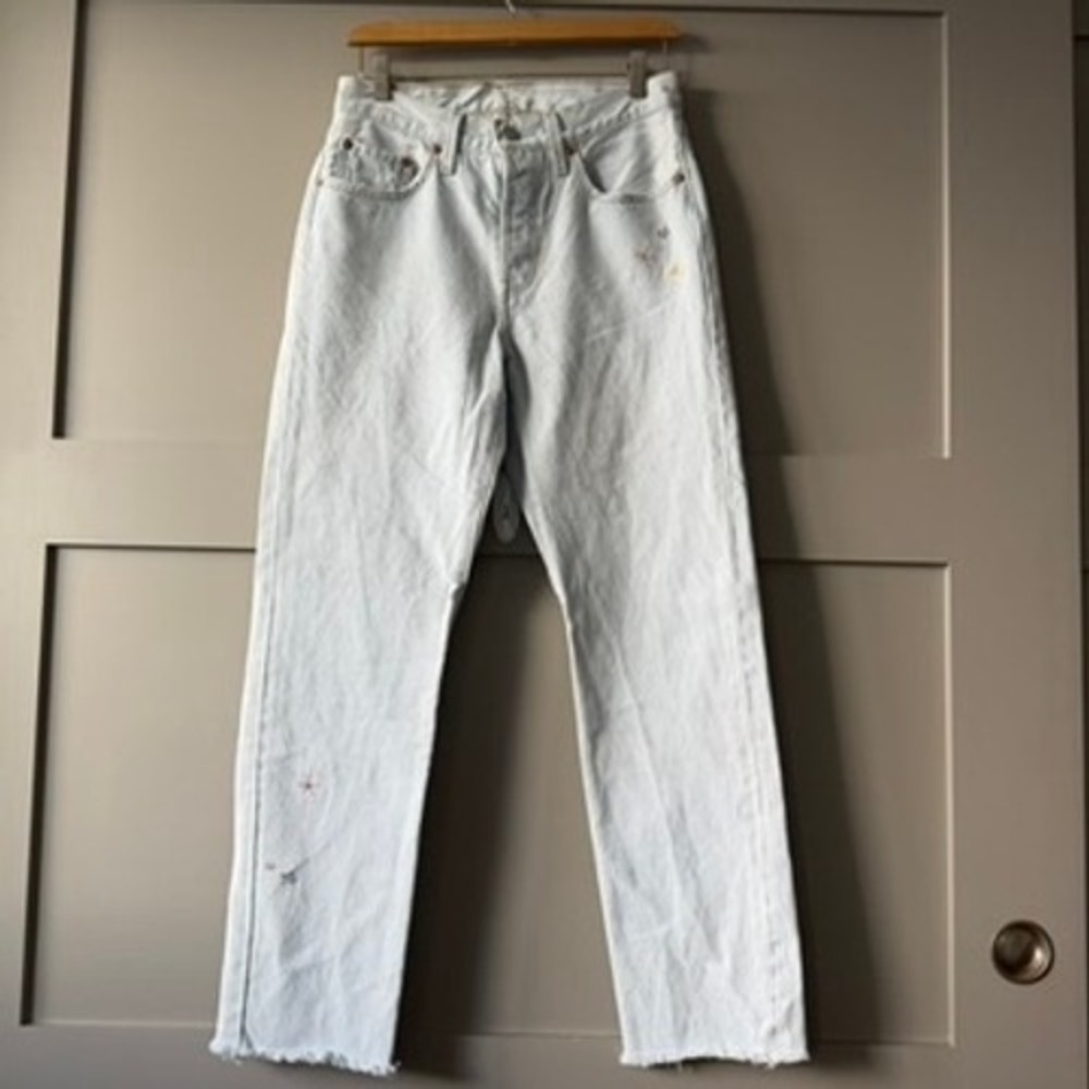 Levi's Light Blue Straight Leg Jeans